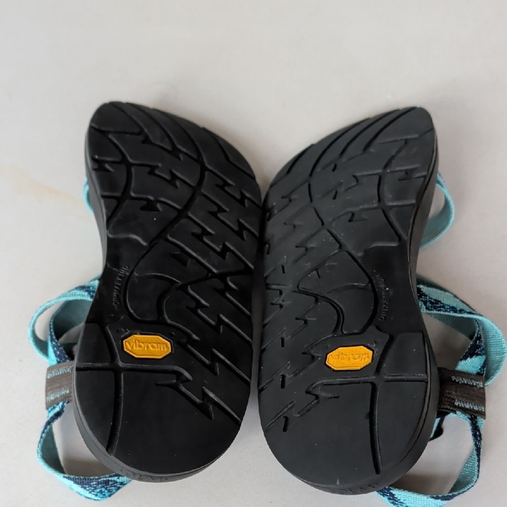 Chaco Teal & Black Outdoor Sandals Women's SZ 10 Hiking Camping Walking Active - Picture 9 of 12